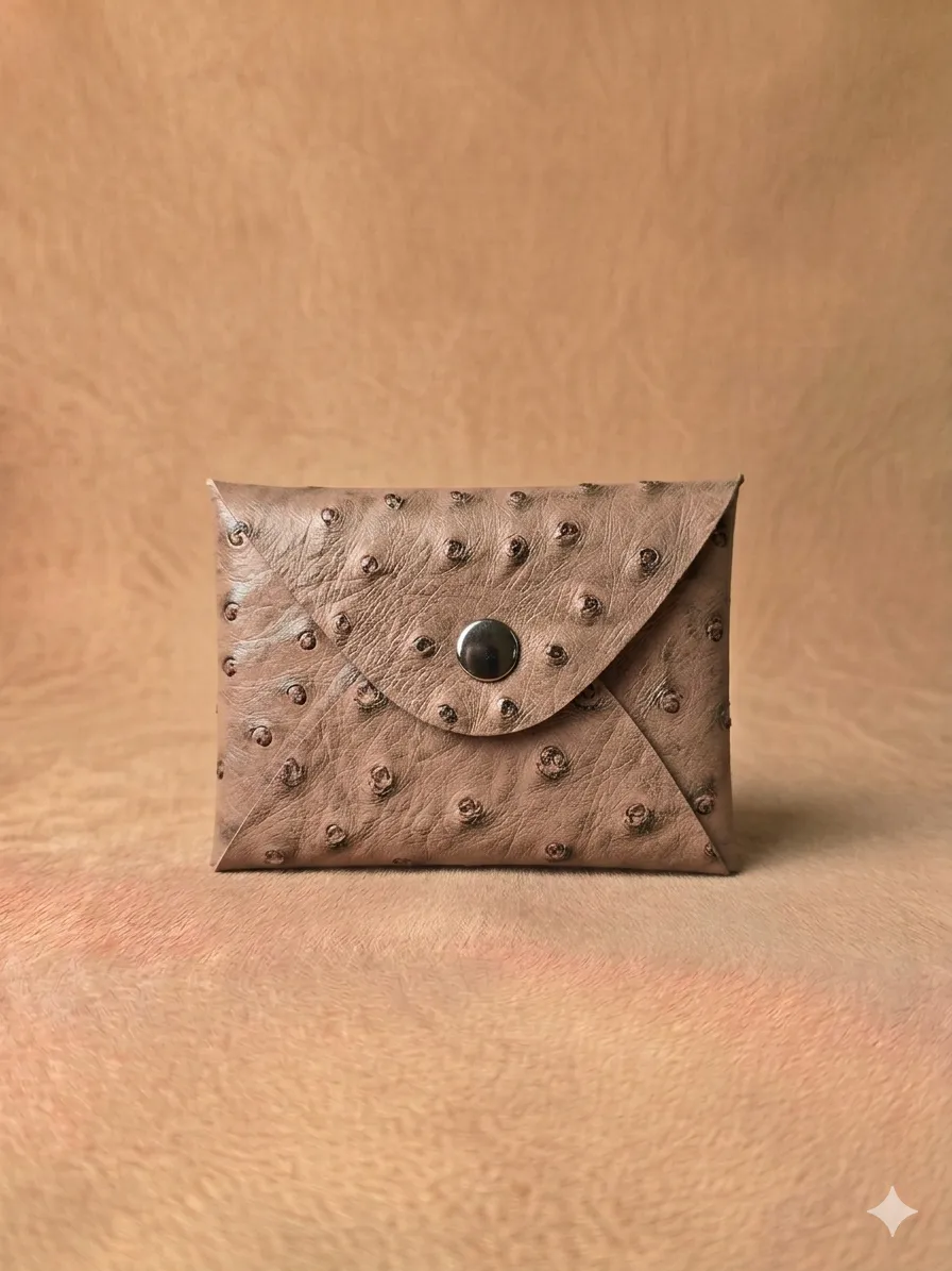 Porte-cartes ~ L'autruche Signature