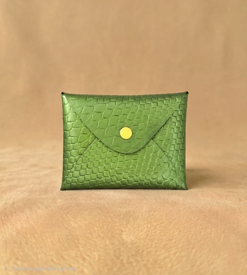 Porte-cartes ~ Vert Venin