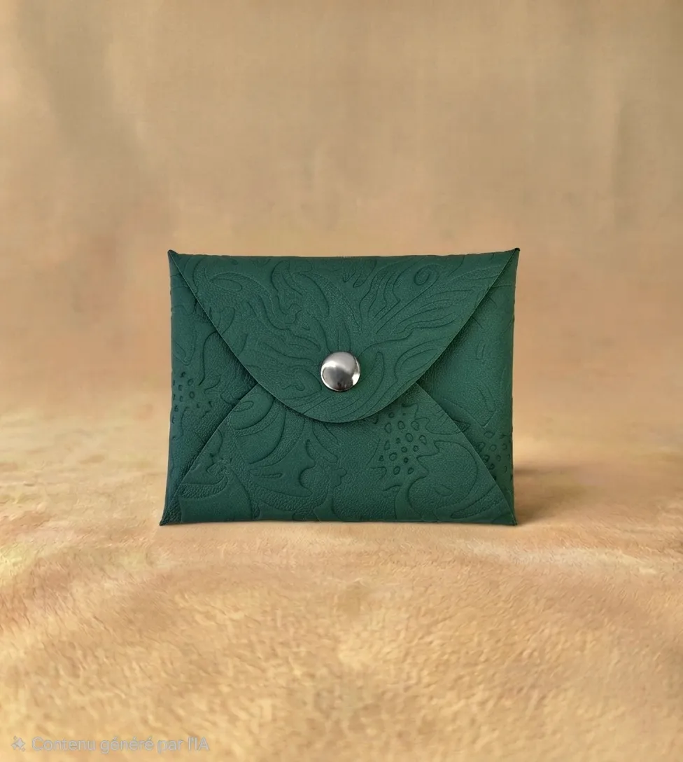 Porte-cartes ~ Empreinte Végétale