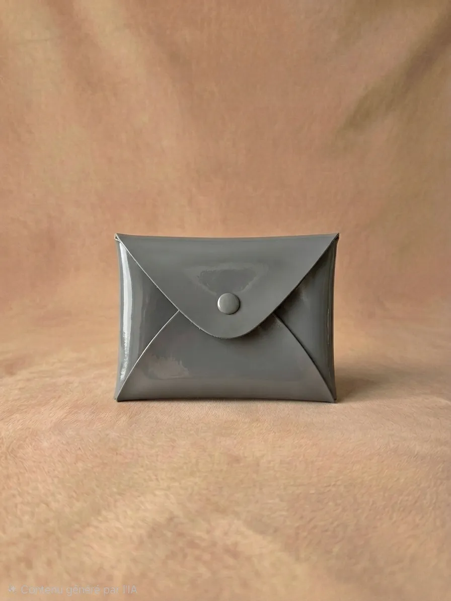Porte-cartes ~ Gris Miroir